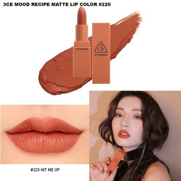  SON 3CE MOOD RECIPE MATTE LIP COLOR 