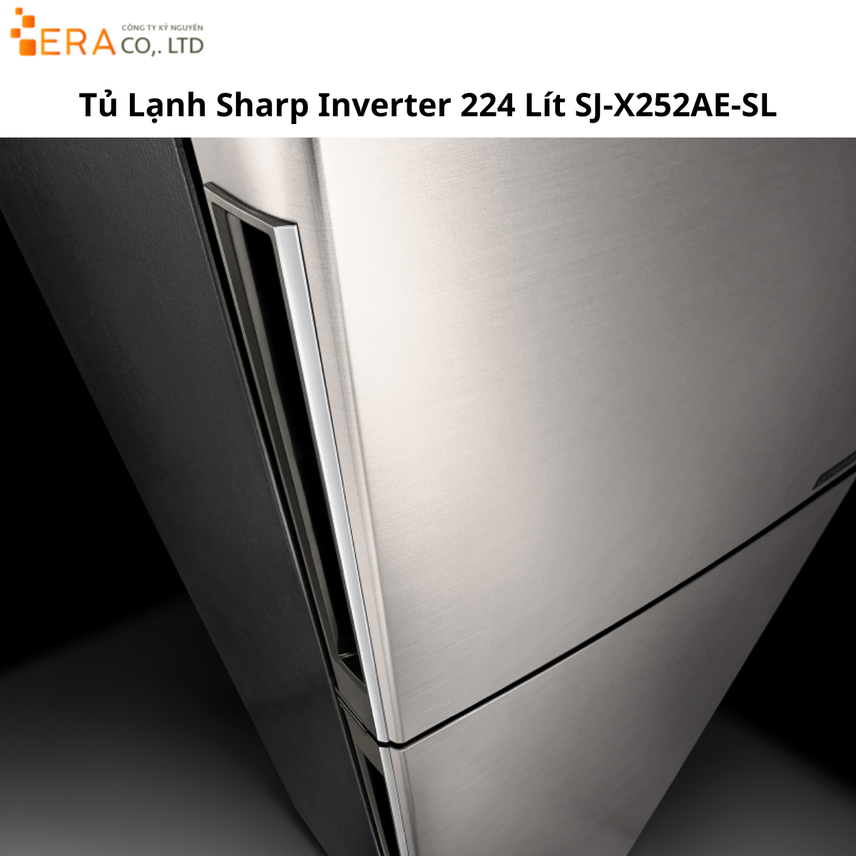  Tủ Lạnh Sharp Inverter 224 Lít SJ-X252AE-SL 