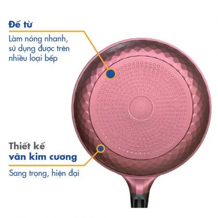  Chảo không dính Diamond Premium Korea King KW-26DI/KW-28DI/KW-32DI 