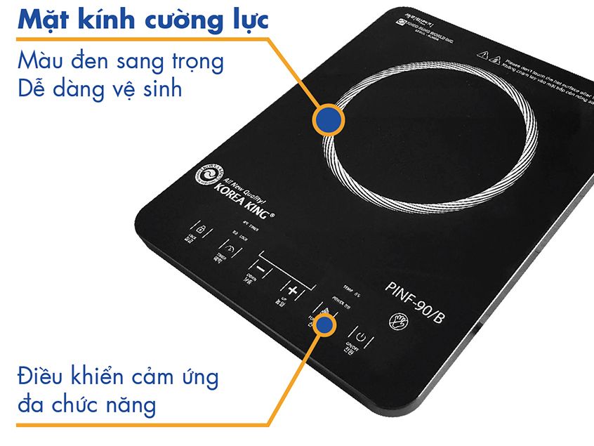  Bếp hồng ngoại Korea King PINF-90/B 