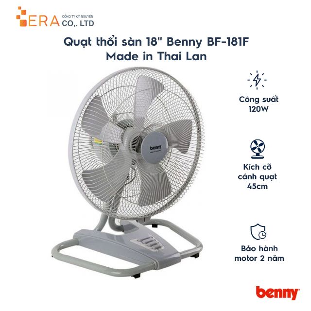  Quạt thổi sàn Benny BF-181F 