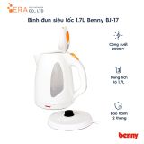  Bình đun siêu tốc Benny ( 1,7L ) BJ-17 