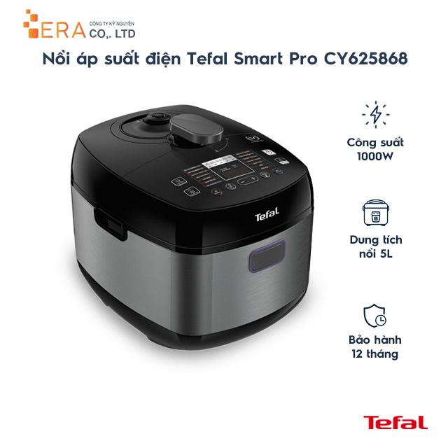 Nồi áp suất điện Tefal Smart Pro CY625868 