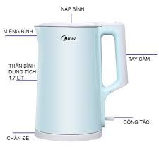  Bình đun siêu tốc Midea MK-17DG 