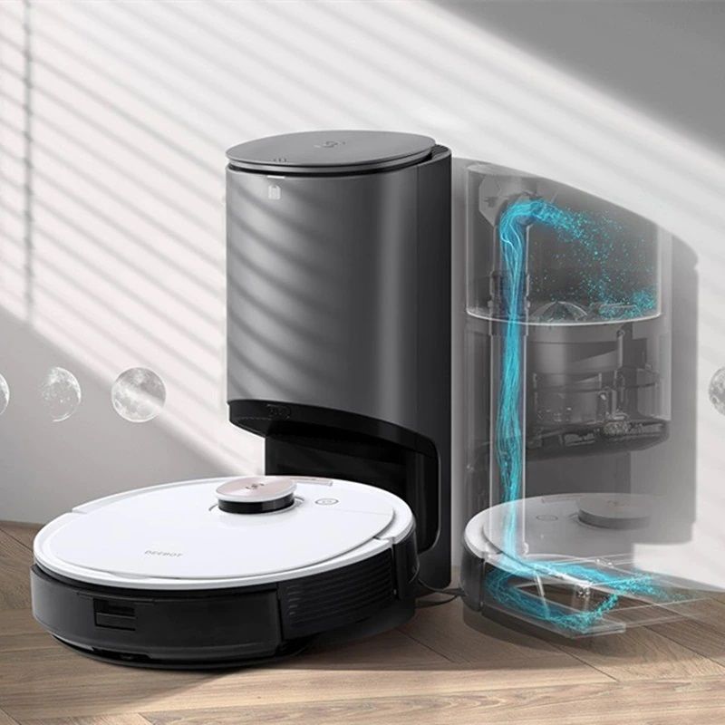  Robot hút bụi thông minh tự động đổ rác DEEBOT OZMO T8 max Plus 