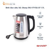  Bình đun siêu tốc Sharp EKJ-17VSS-ST 1.7L 