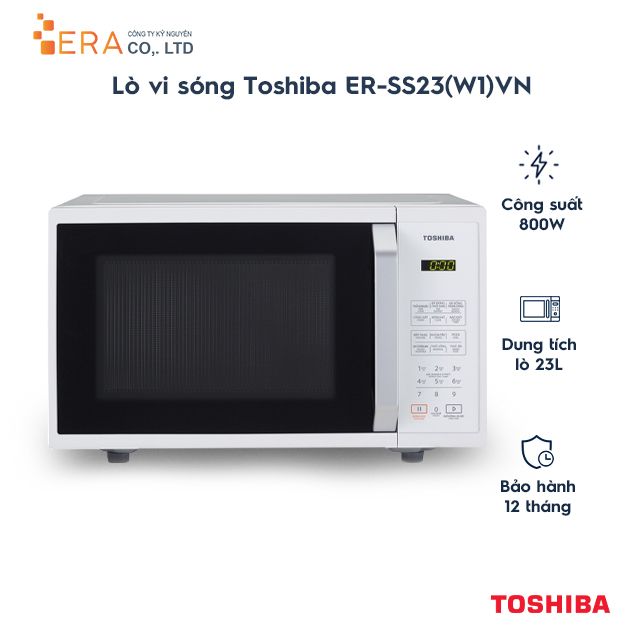  Lò vi sóng Toshiba ER-SS23(W)VN (23L) - Hàng chính hãng 