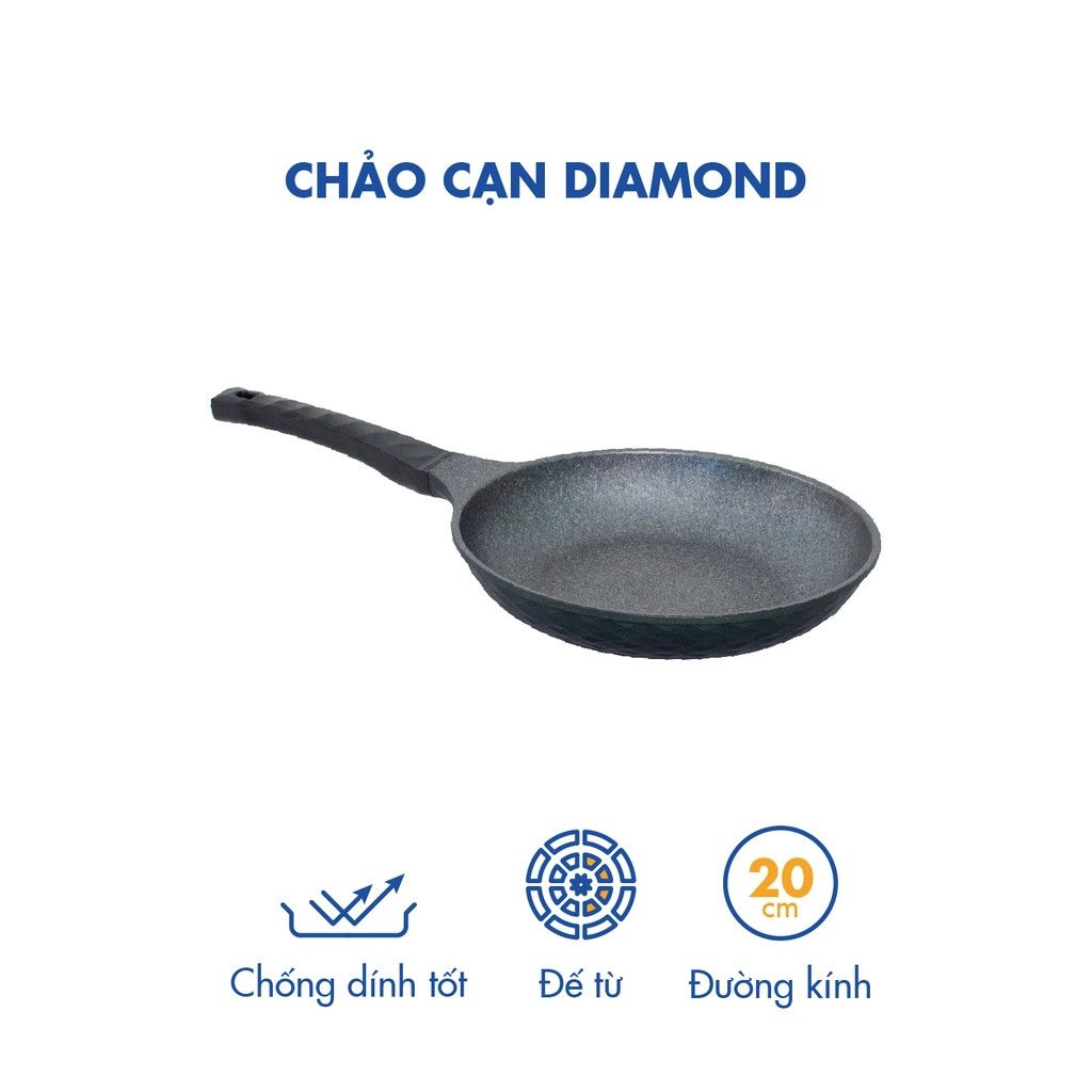  Chảo không dính Diamond Premium Korea King KFP-20DI/KFP-26DI/KFP-28DI/KFP-30DI 