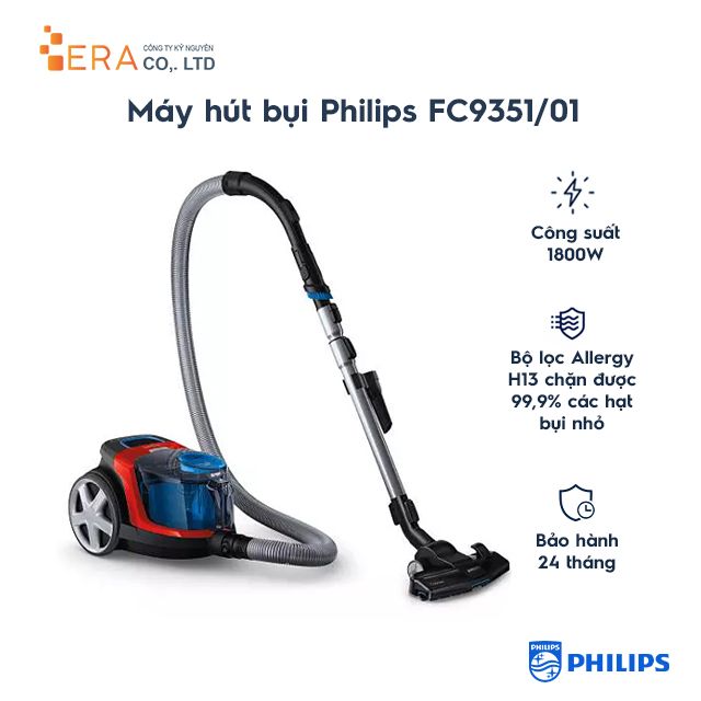  MÁY HÚT BỤI SỬ DỤNG HỘC CHỨA PHILIPS FC9351 