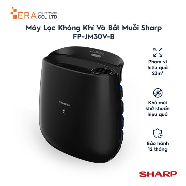  Máy Lọc Không Khí Và Bắt Muỗi Sharp FP-JM30V-B 