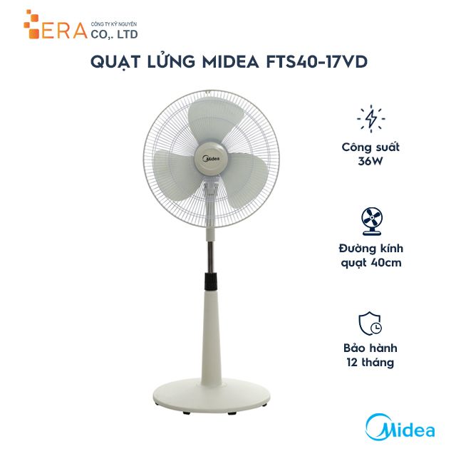  QUẠT LỬNG MIDEA FTS40-17VD 