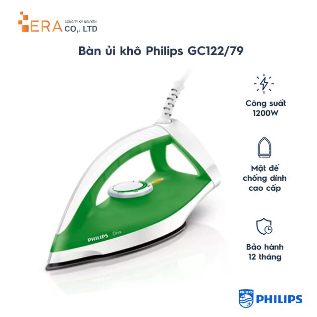  BÀN ỦI KHÔ PHILIPS GC122/79 