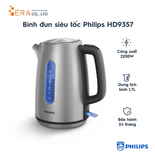  Bình đun siêu tốc Philips HD9357 