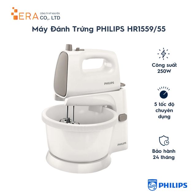  MÁY ĐÁNH TRỨNG PHILIPS HR1559/55 