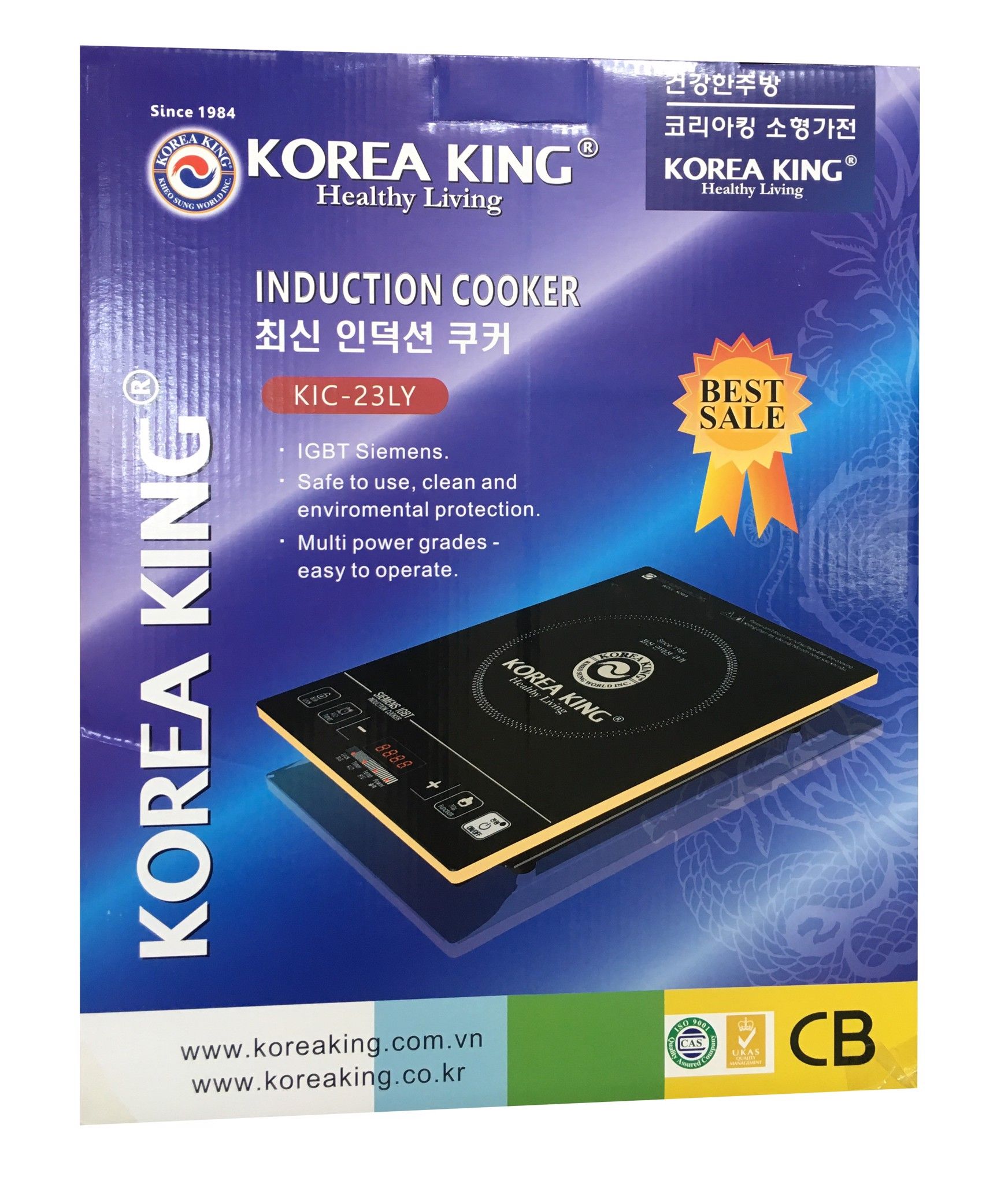  Bếp điện từ Korea King KIC-23LY 