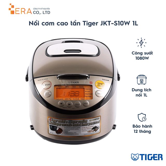  Nồi cơm điện tử cao tần Tiger JKT-S10W / JKT-S18W 