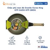  Chảo phủ men đá Granite Korea King KFP-IDG 