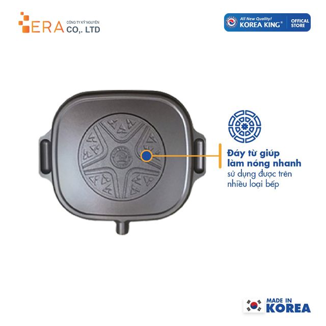  Chảo nướng đa năng không dính Korea King KGP-32MHI 