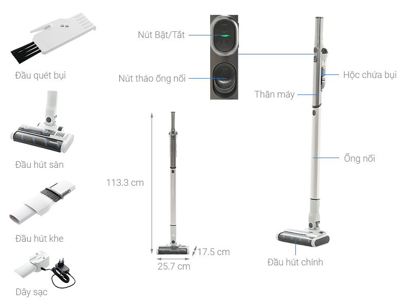  Máy hút bụi không dây Philips XC4201/01 