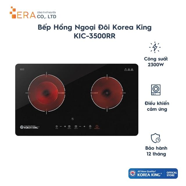  Bếp Hồng Ngoại Đôi Korea King KIC-3500RR 