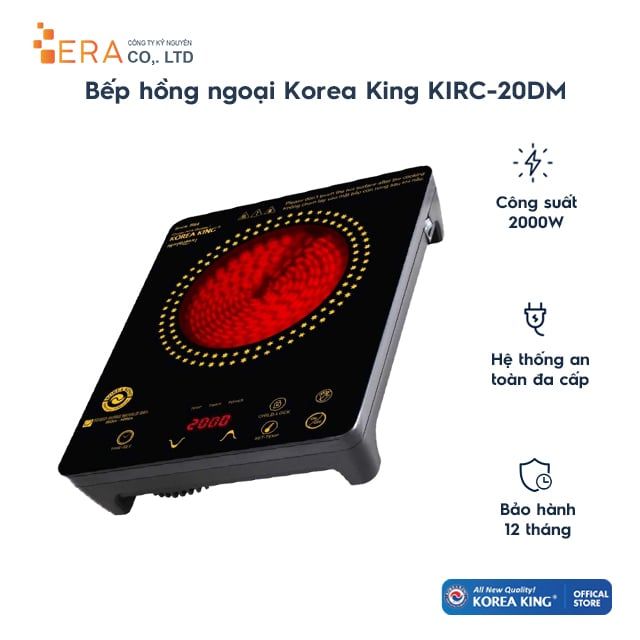  Bếp Hồng Ngoại Korea King KIRC-20DM 