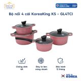  Bộ nồi 4 cái dùng cho các loại bếp Korea King KS - GL4TCI 