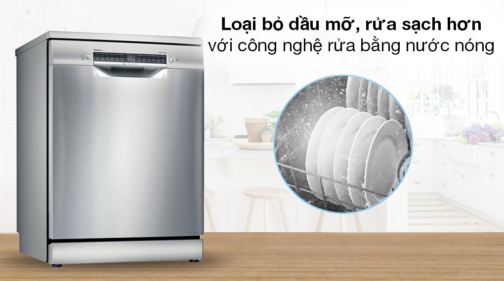  Máy rửa chén độc lập Bosch SMS4IVI01P 