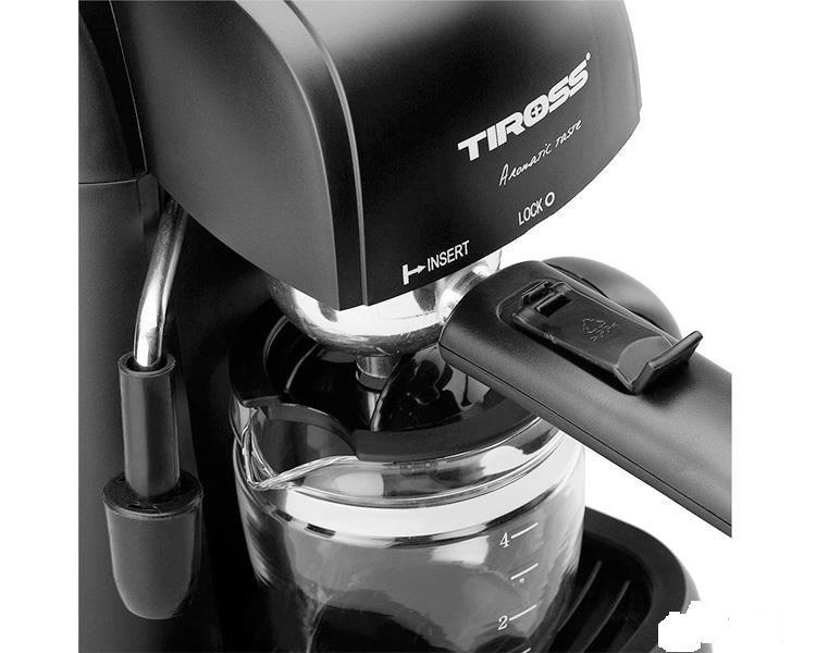  MÁY PHA CÀ PHÊ ESPRESSO 4 CỐC TIROSS, 800W TS620 