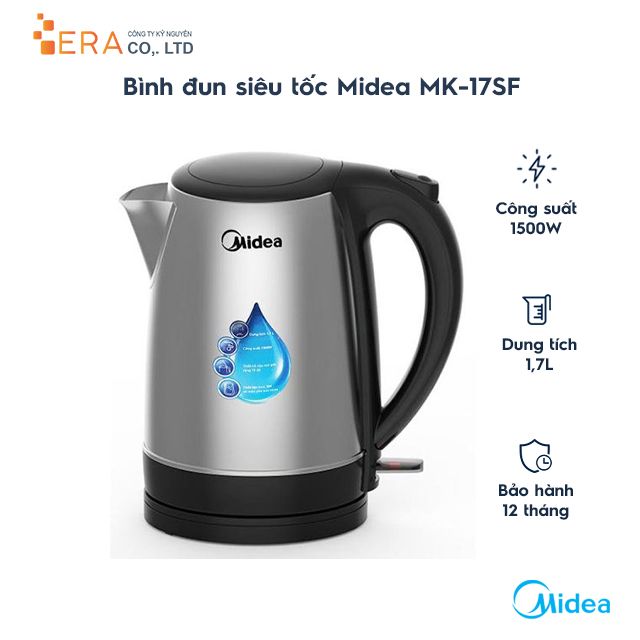  Bình đun siêu tốc Midea MK-17SF 