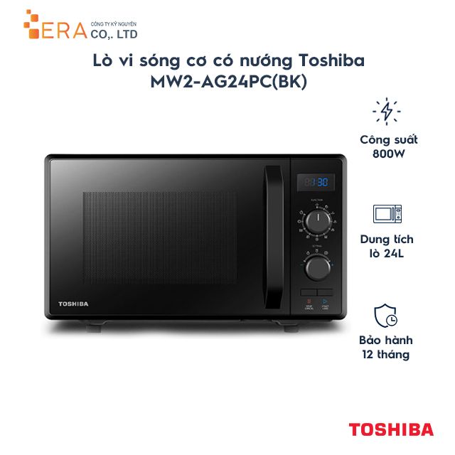  Lò vi sóng có nướng Toshiba MW2-AG24PC(BK) 24L 
