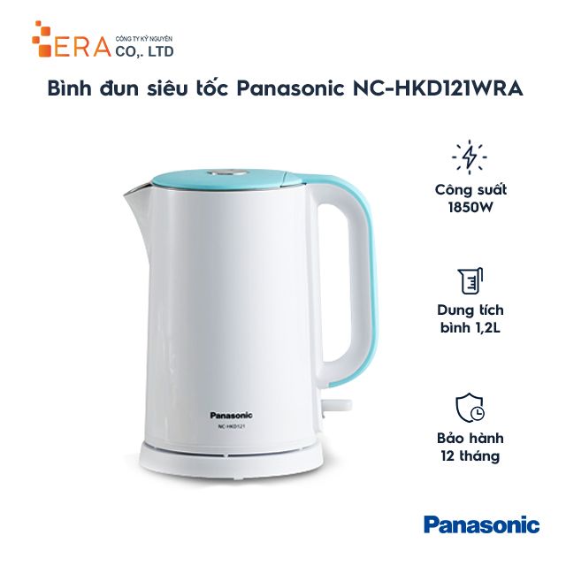  Bình đun siêu tốc Panasonic PAAD-NC-HKD121WRA 1.2L 