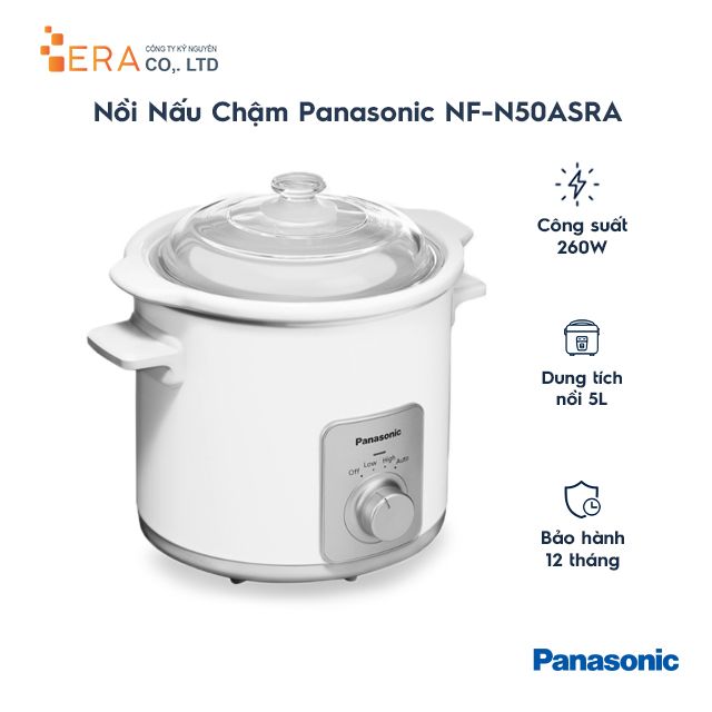  Nồi nấu chậm Panasonic PANT-NF-N50ASRA 5L 