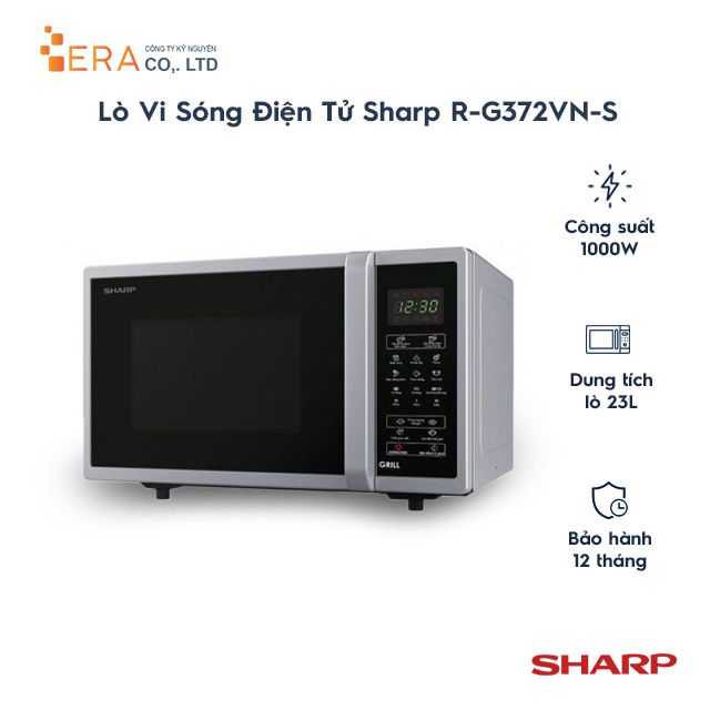  Lò Vi Sóng Có Nướng Sharp R-G372VN-S 