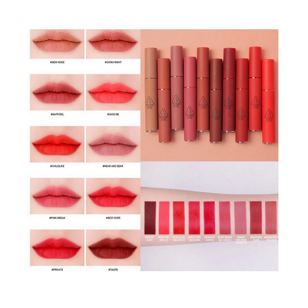  SON KEM LÌ 3CE VELVET LIP TINT 