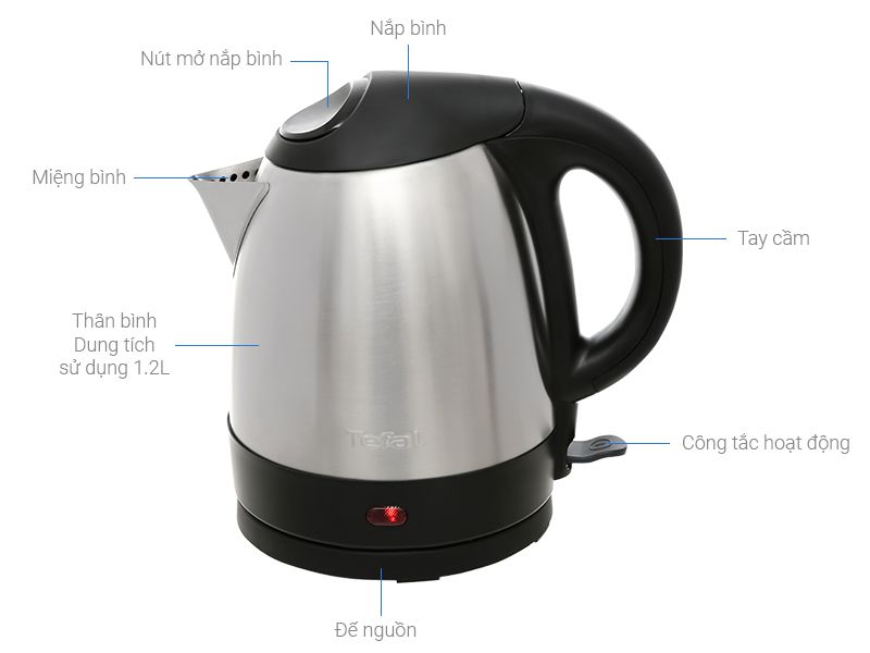  Bình đun siêu tốc Tefal KI431D10 