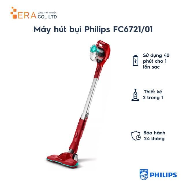  Máy hút bụi không dây dạng cán Philips FC6721/01 