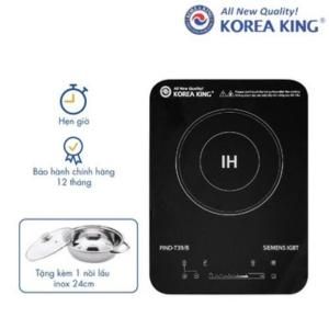  PIND-T39/B Bếp điện từ đơn Korea King ( 220 V/ 50 Hz, 2000 W ) - Hàng chính hãng 