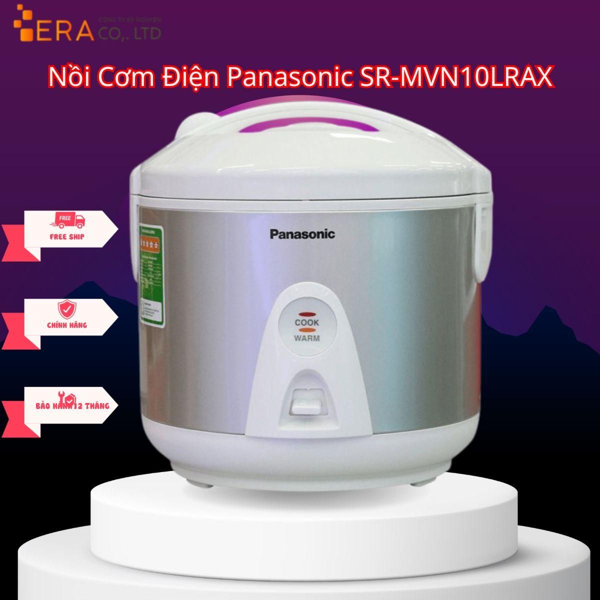  Nồi cơm nắp gài Panasonic 1 lít SR-MVN10LRAX - Chính hãng 