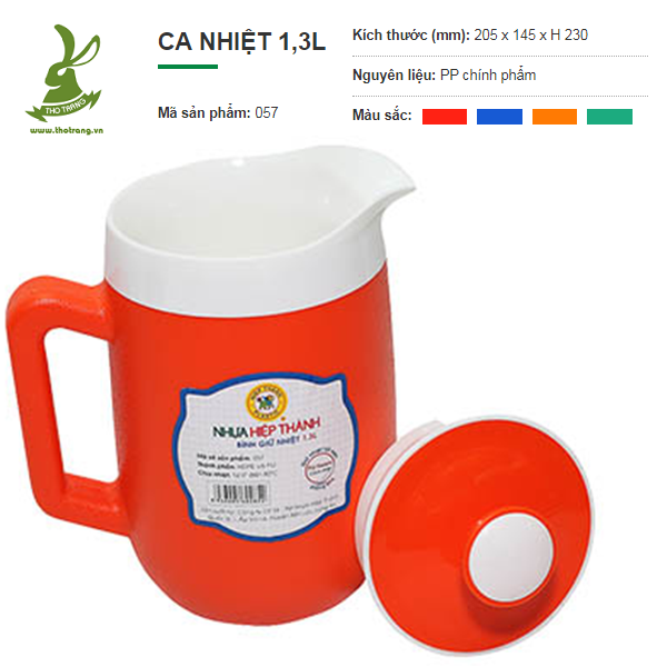  Ca nhiệt foam 1,3L 205*145*230 mm Hiệp Thành 057 HI 