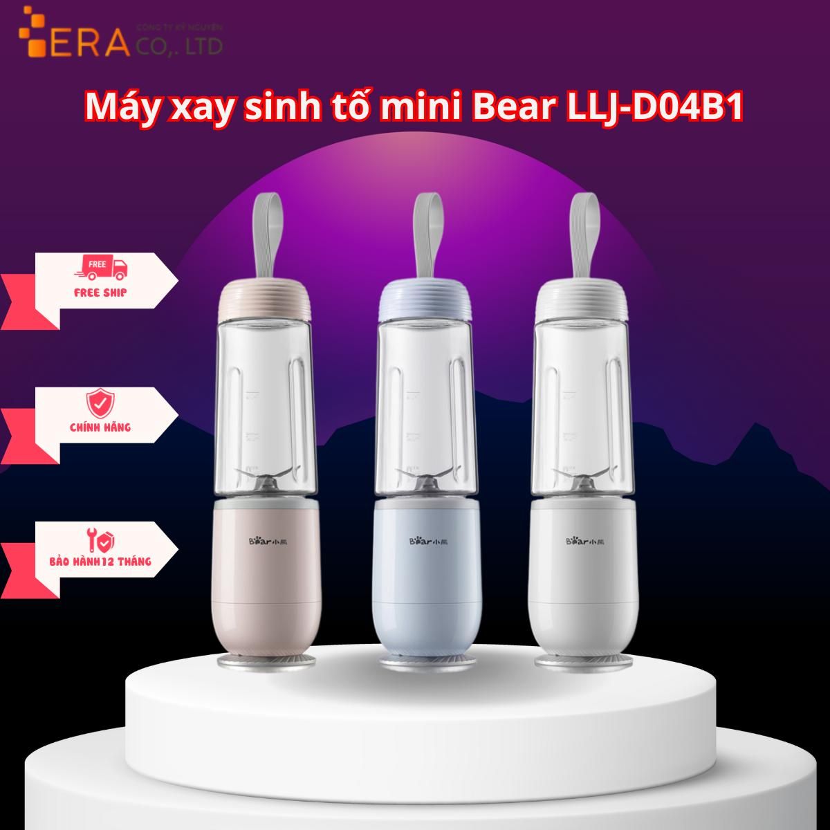  Máy xay sinh tố mini Bear LLJ-D04B1 