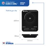  PIND-T34/B Bếp điện từ đơn Korea King (220 V/ 50 Hz, 1800 W) - Hàng chính hãng 