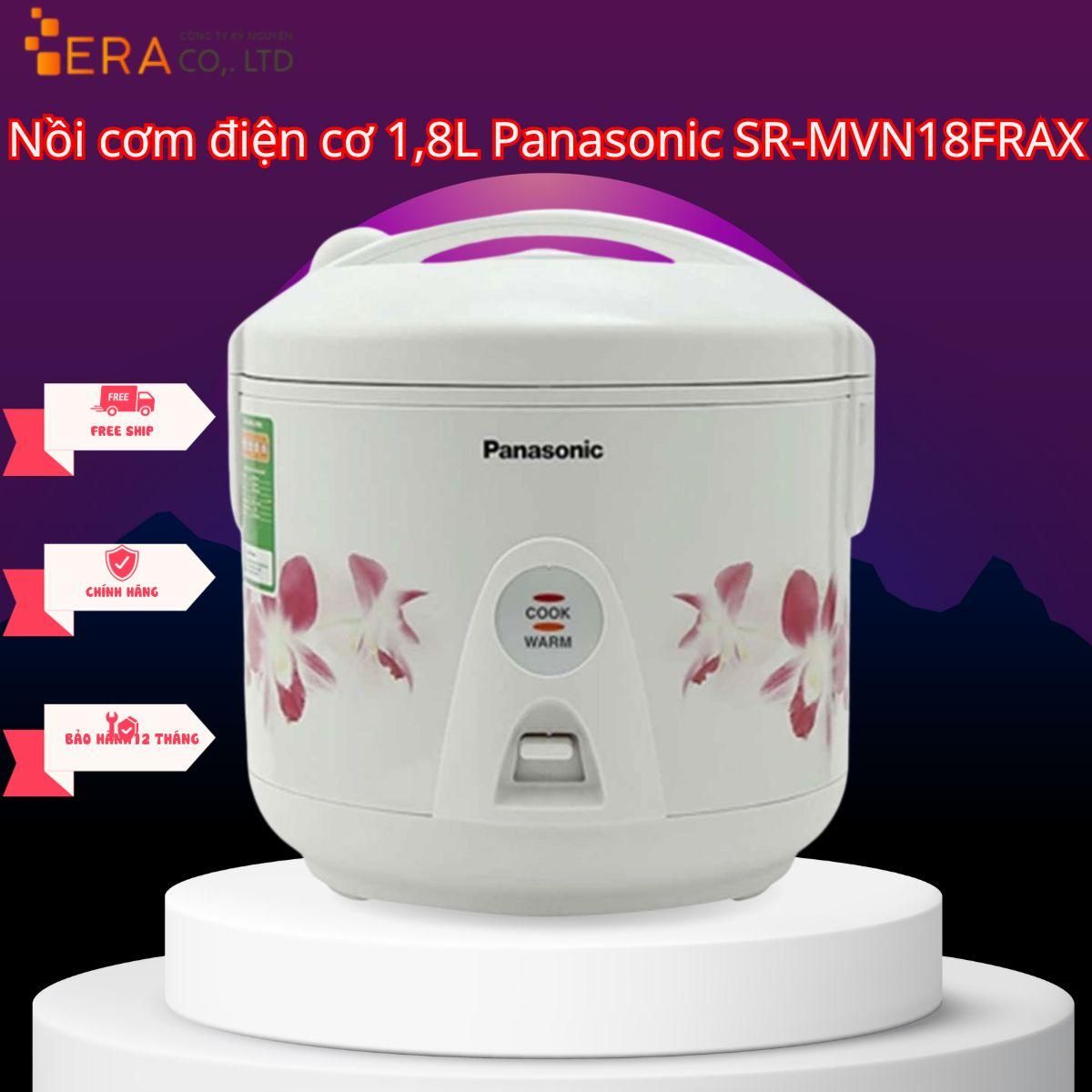  Nồi cơm điện nắp gài Panasonic SR-MVN18FRAX Dung tích 1.8L 