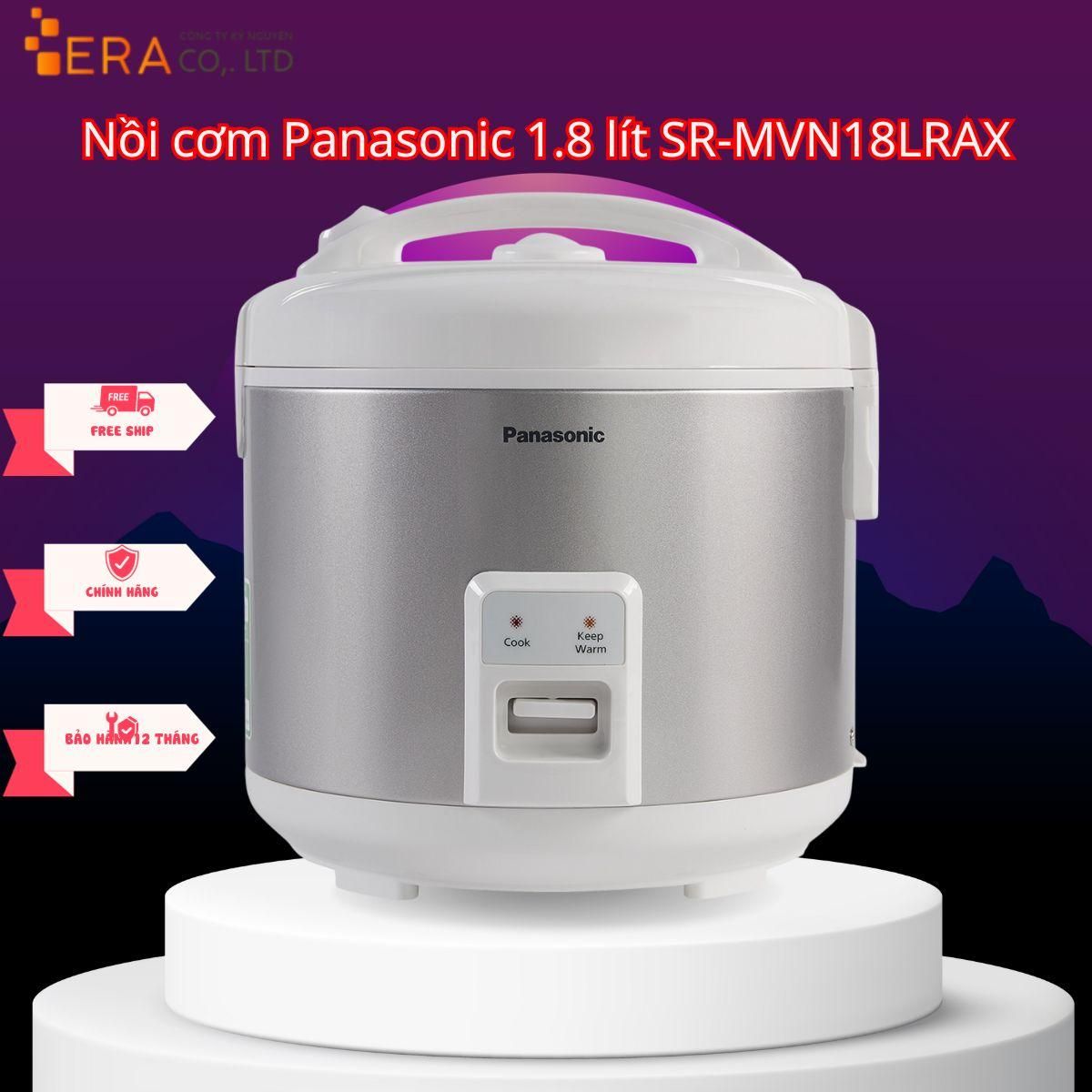  Nồi cơm nắp gài Panasonic 1.8 lít SR-MVN18LRAX 