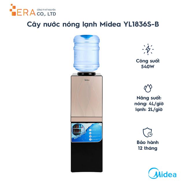  Cây nước nóng lạnh Midea YL1836S-B 