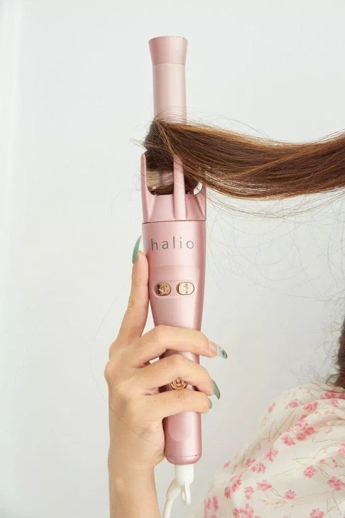  Máy uốn tóc tự xoay Ion âm Halio Auto Rotating Hair Curler không gây khô xơ tóc 