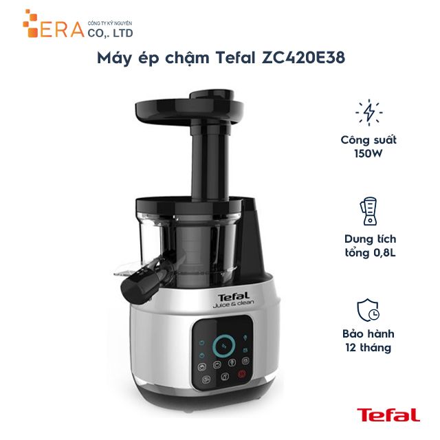  Máy ép trái cây tốc độ chậm Tefal ZC420E38 