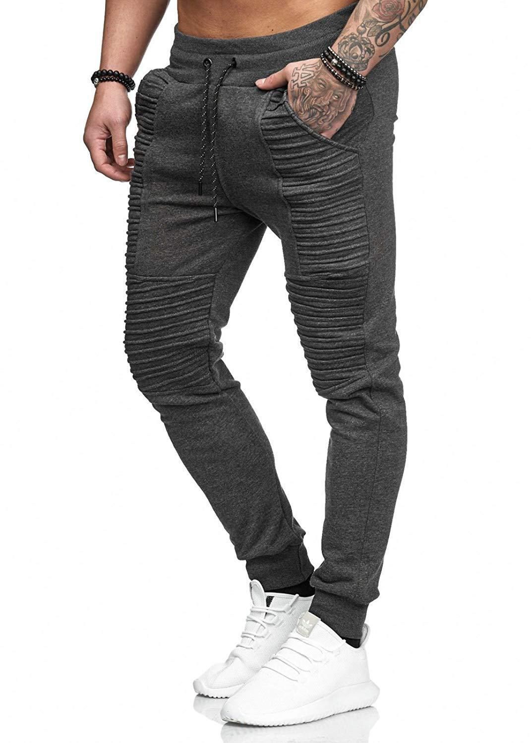 Quần jogger xám nỉ