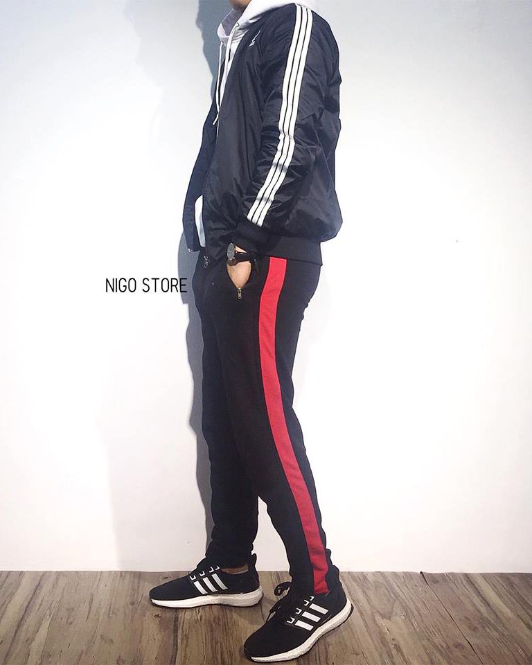 quần jogger 1line red