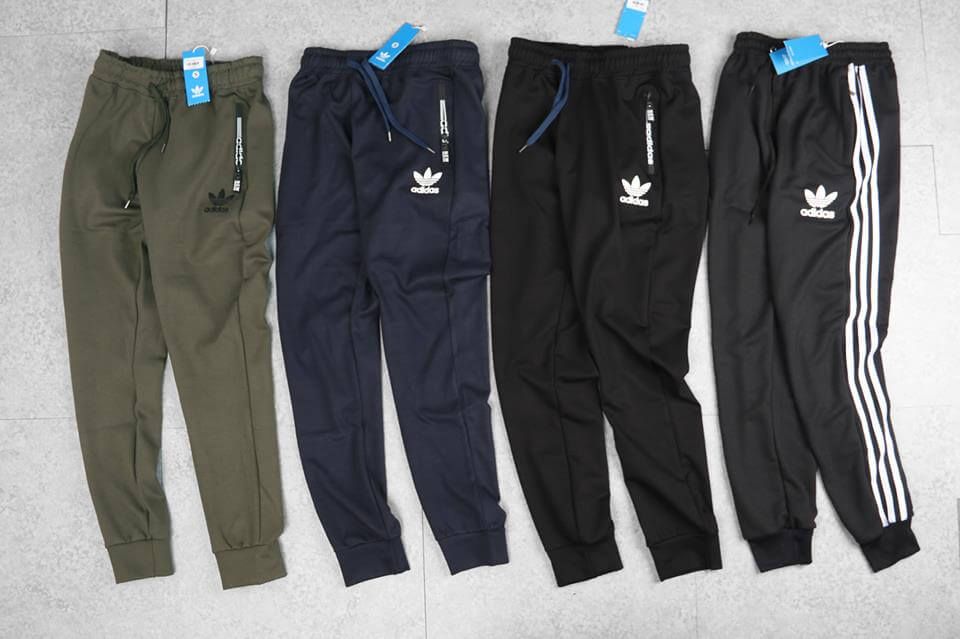 Quần jogger rêu adidas