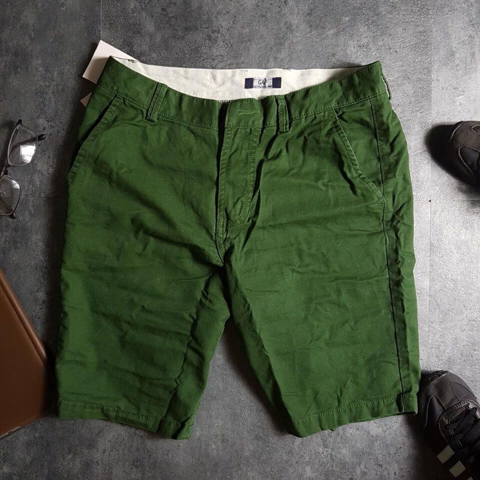 Quần short gap xanh rêu